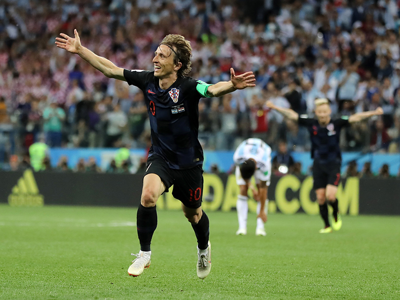 Modric o excelente jogador da Croácia e do Real Madrid