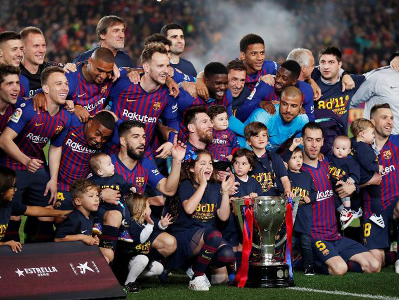 Barcelona vence o Levante e garante título do Campeonato Espanhol com 3 rodadas de antecedência